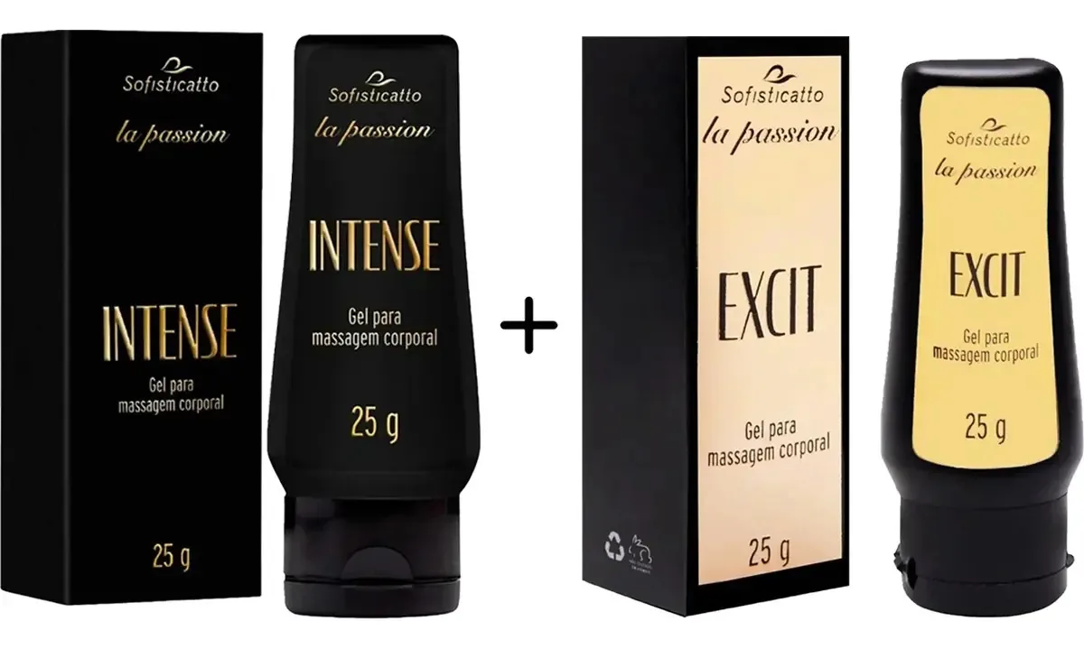 Kit Lubrificante Intense Dessensibilizante E Excit Vibração