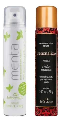Beleza Intima Desodorante Intimo One Million E Menta Kit 2