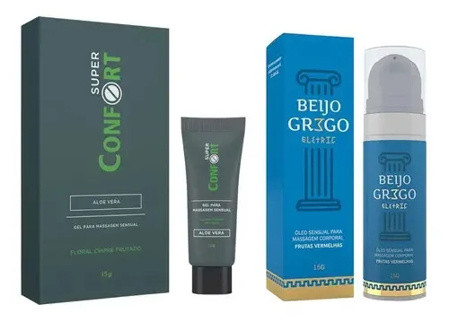 Gel Lubrificante Dessensibilizante E Beijo Grego Eletrizante