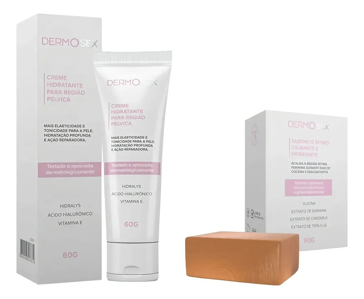 Kit Espuma Intima E Sabonete Em Barra Elimina Odores Hidrata