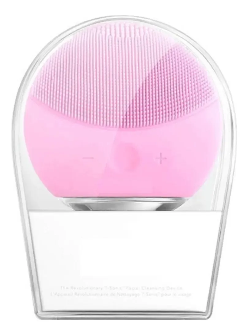 Limpeza Facial Profissional Massageador Luxo Rosa Claro