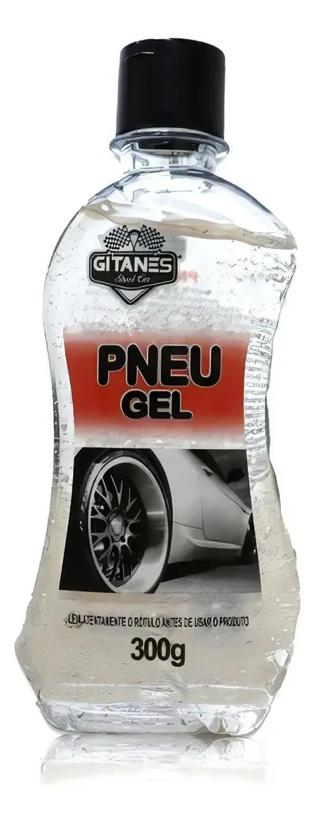 Gel de Silicone para Pneus Carros e Motos 1L Gitanes Transparente