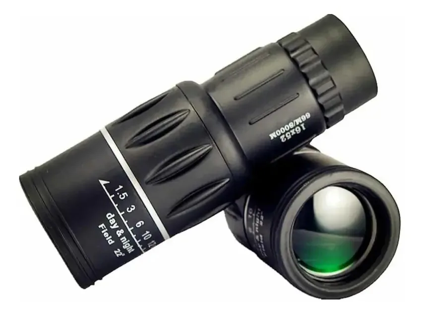 Monóculo Luneta MMX 16x52 Professional Airsoft Caça Compacto Preto