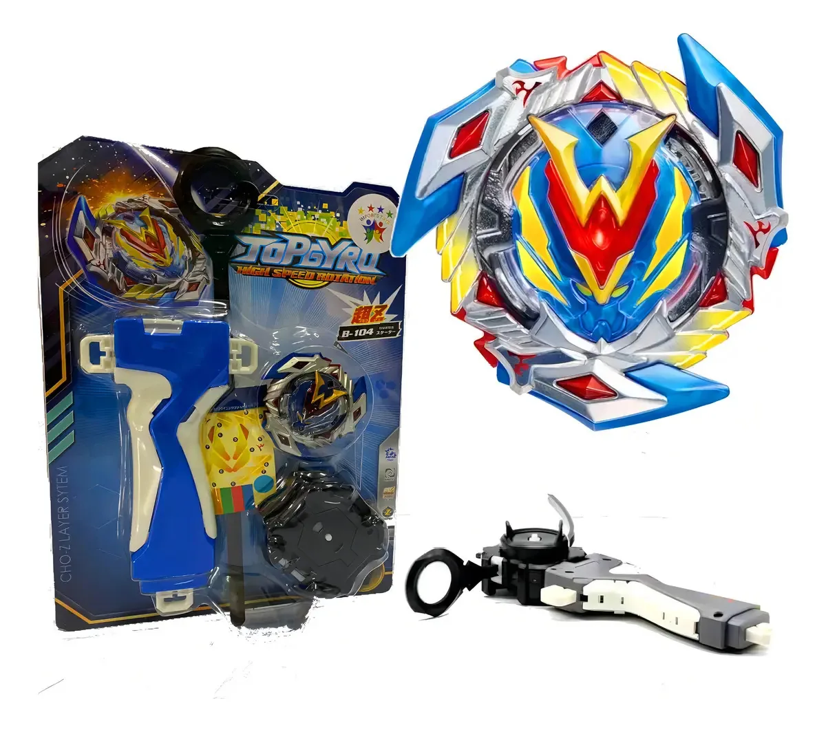 Beyblade Valtriek B-104 Com Lançador Grip