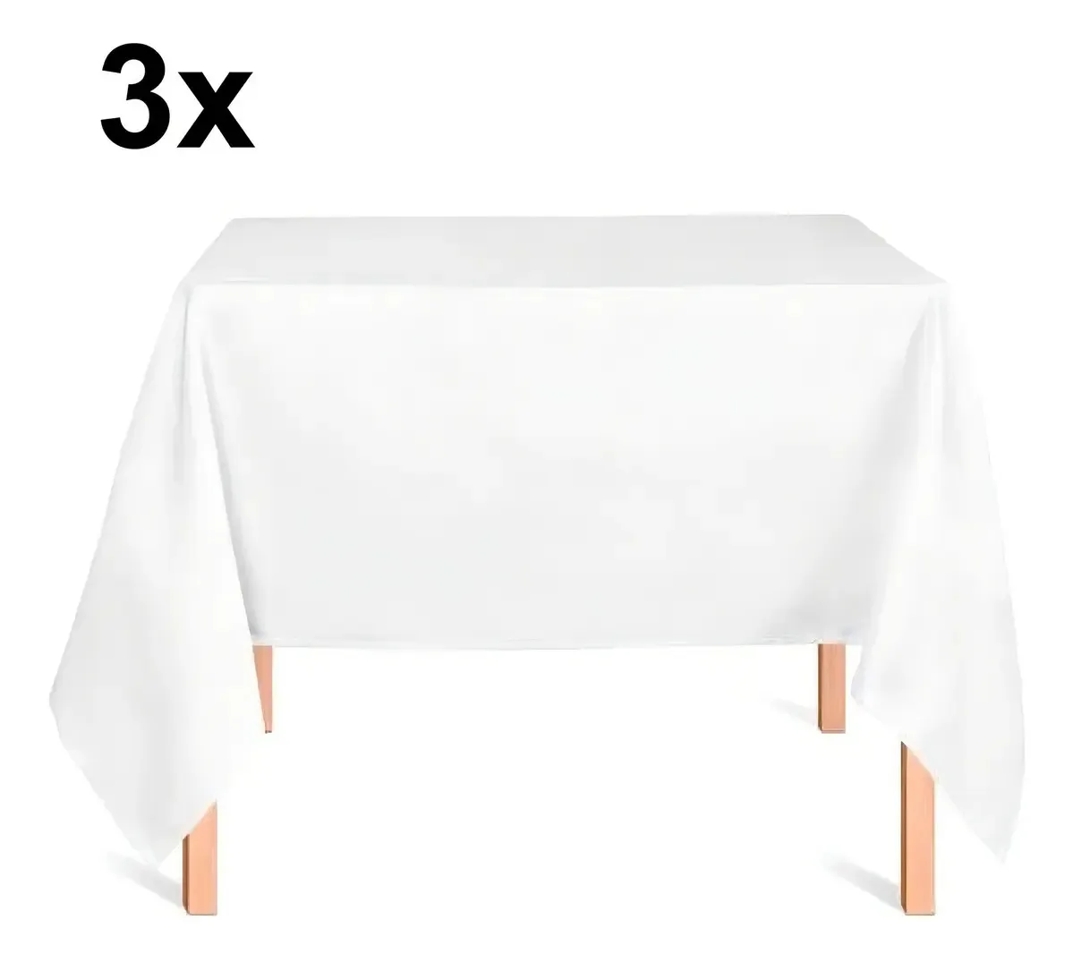 3 Toalhas De Mesa Buffet Oxford Restaurante Festa 1,50x1,50