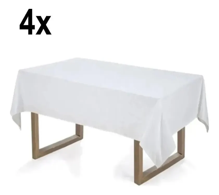 4 Toalhas Mesa Buffet Oxford Restaurante Festa 2,20 X 1,50