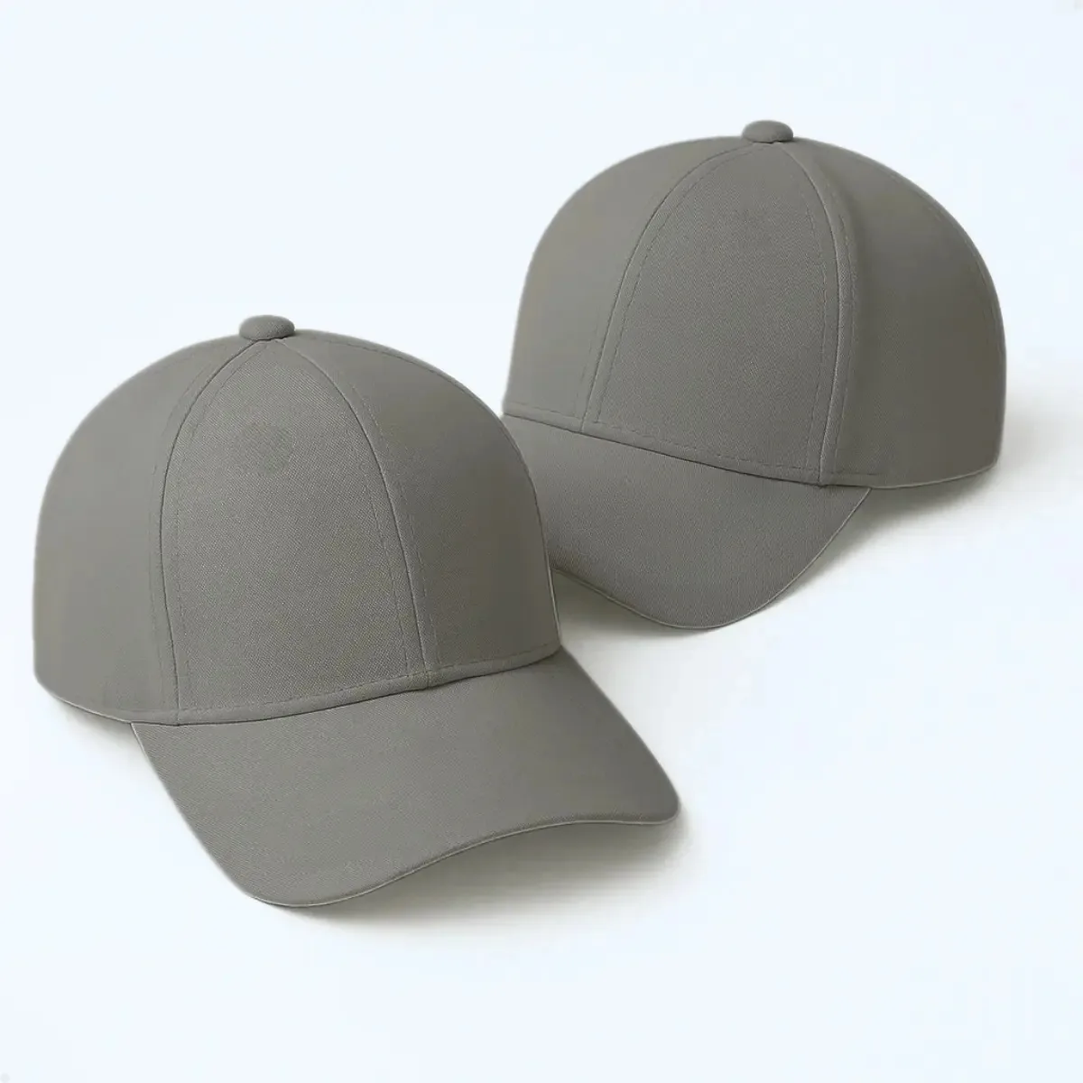 Kit 100 Bonés Lisos - Atacado/revenda/bordado Uniforme Cor Cinza Tamanho Un