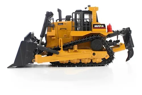 Máquina Bulldozer Huina Toys Coleção Esteira Linha Pesada 1:50