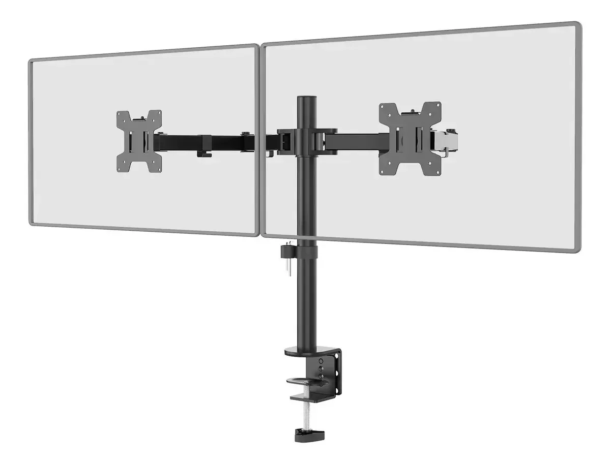 Suporte Qatar Soporte Doble Monitor de mesa para TV/Monitor de 13" até 27"