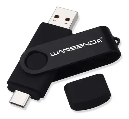 Pen Drive 128 Gb Usb 3.0 Celular Android Tipo - C Otg Cor Preto