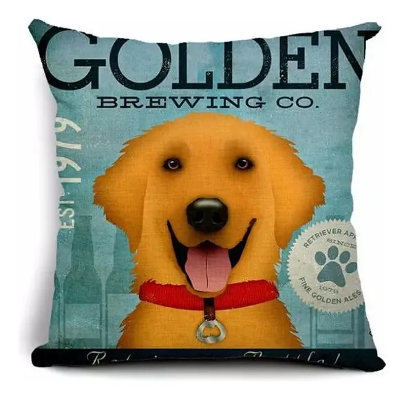 Almofada Shoppingnet Almofada Golden Branco Com Design Almofada Golden
