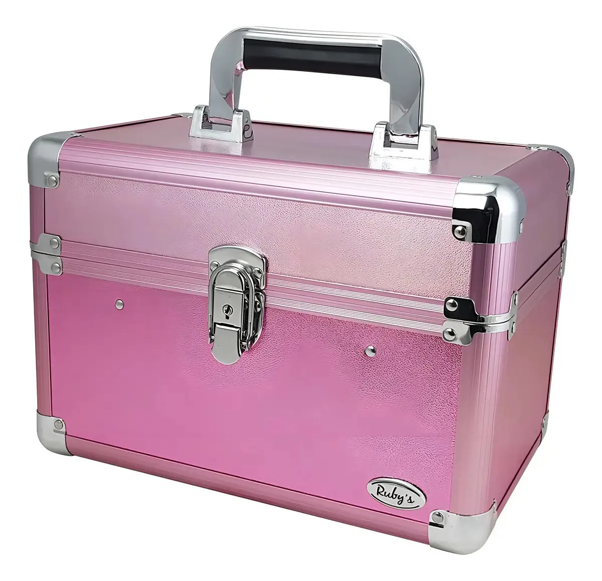 Maleta Rubys Maquiagem Profissional - Rosa 1153cd