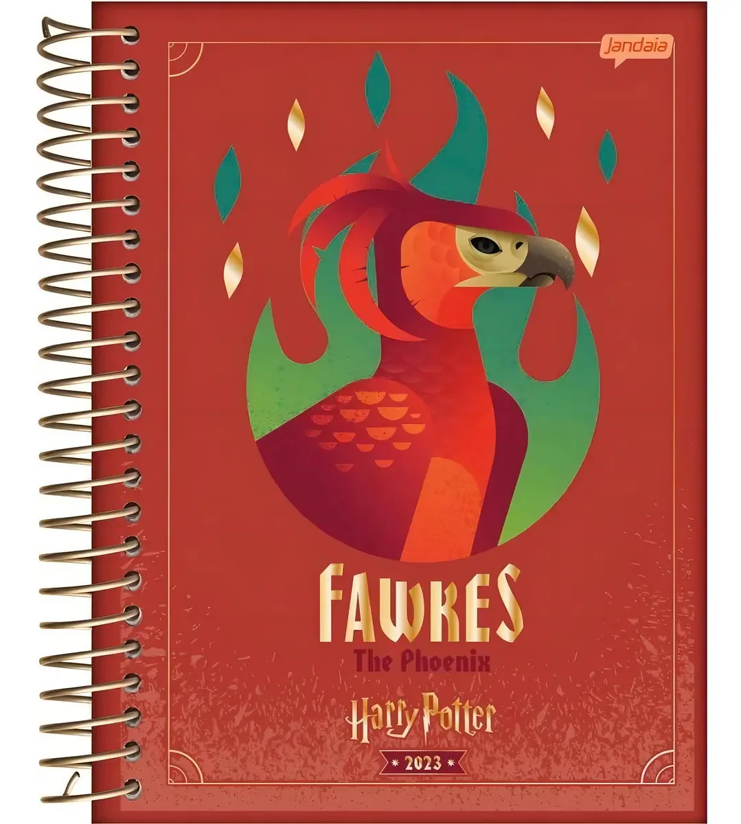 Agenda Diaria Espiral 133x178mm 352pgs 04/pt Harry Potter Fsc