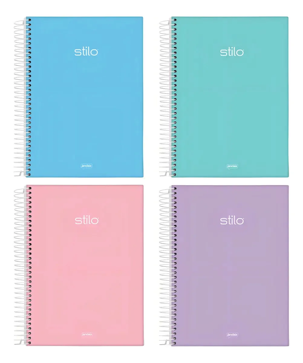 Caderno Espiral 1/4 Cd 80fls 05/pt Stilo Fsc