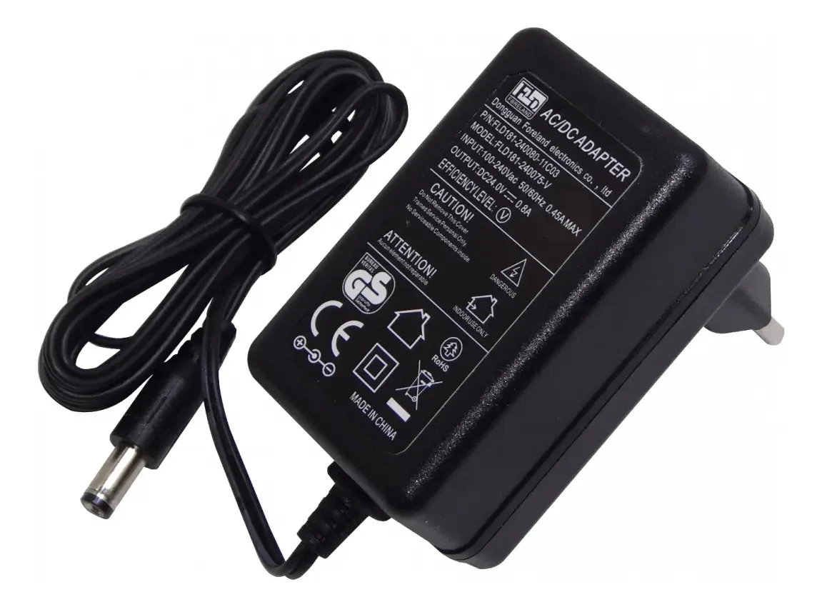 Plugue de alimentação Mikrotik 24vdc 0,8a 18w 0,8a Plugue de alimentação 5,5x2,1 m