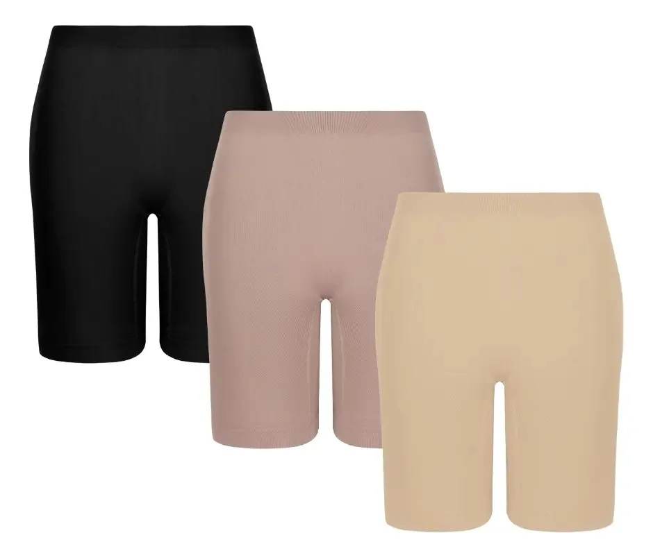 Shorts Feminino Sem Costura Loba Plus Size Redutor Tamanho XXG Sortido