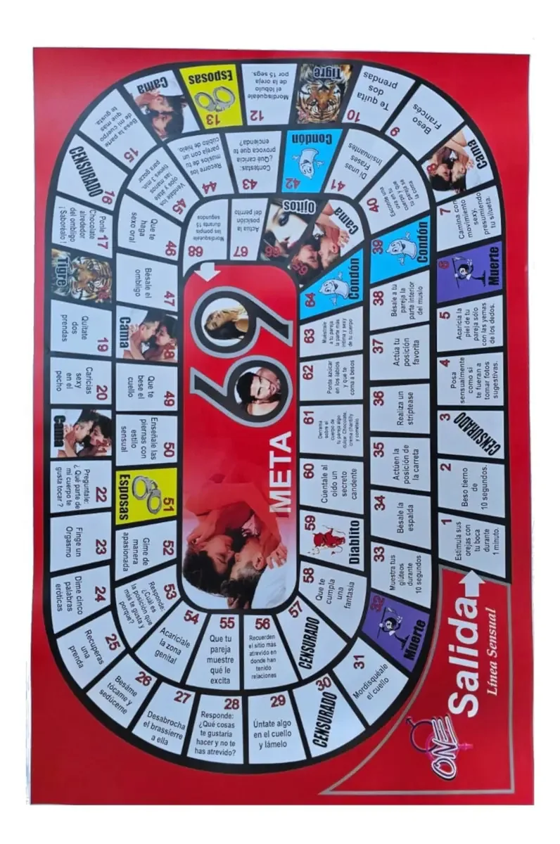 Jogo de tabuleiro sensual para casais/Sensual Goose Game