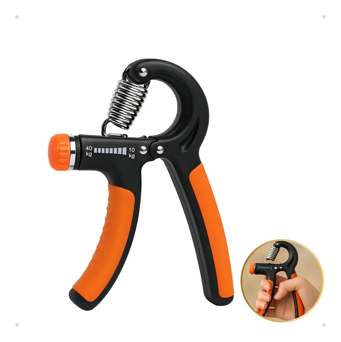 Hand Grip Exercitador Antebraço Vermelho 10kg Agro Emerick