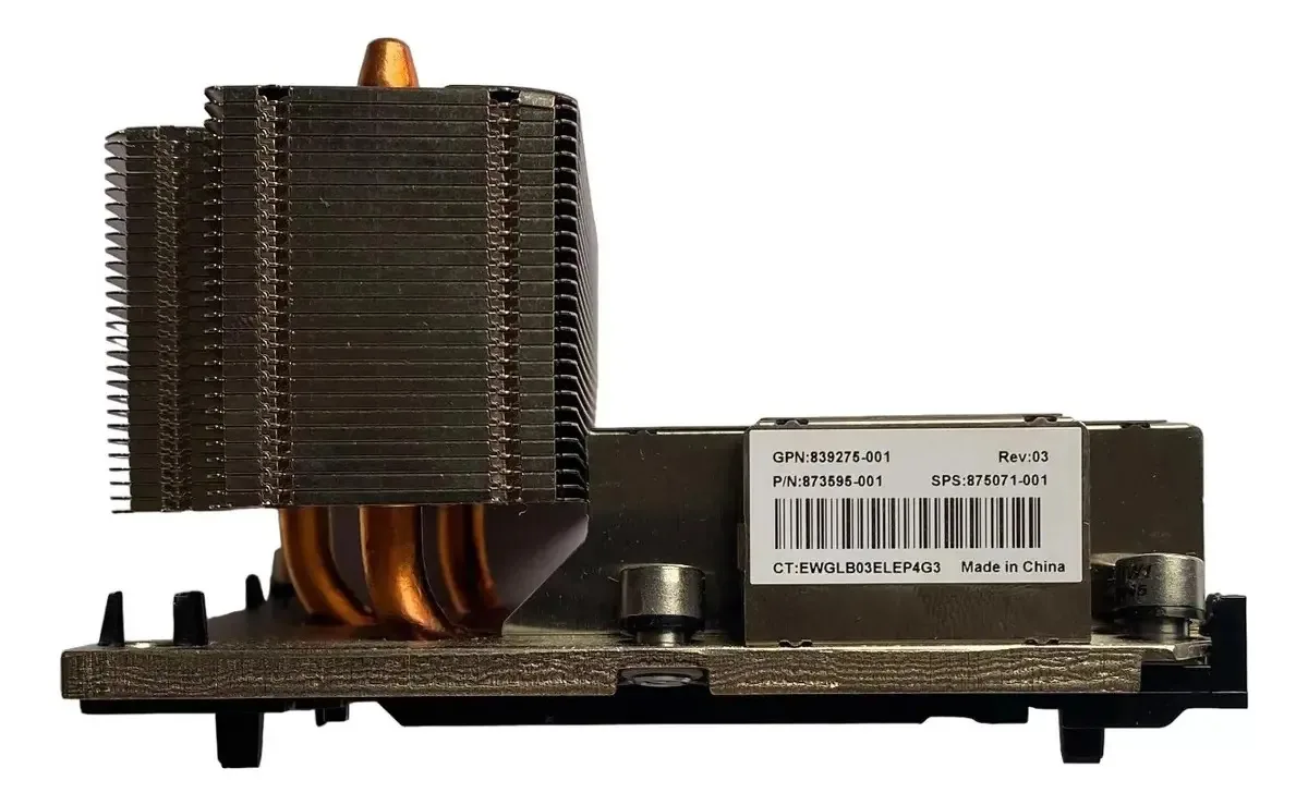 Dissipador de Calor HP ProLiant DL380 Gen10 para Processador de 130W