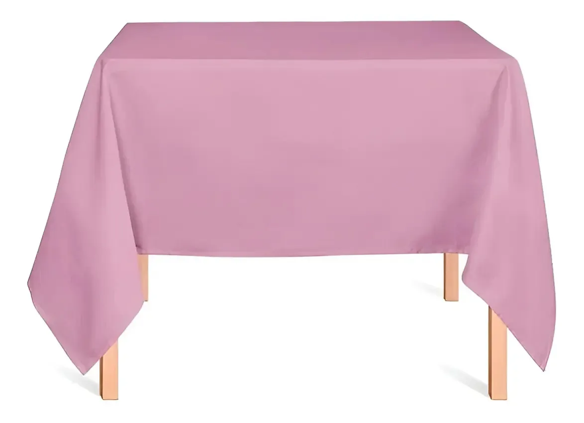 30 Toalhas De Mesa Quadrada 1,50x1,50 Oxford Festa Buffet Cor Toalha de mesa rose