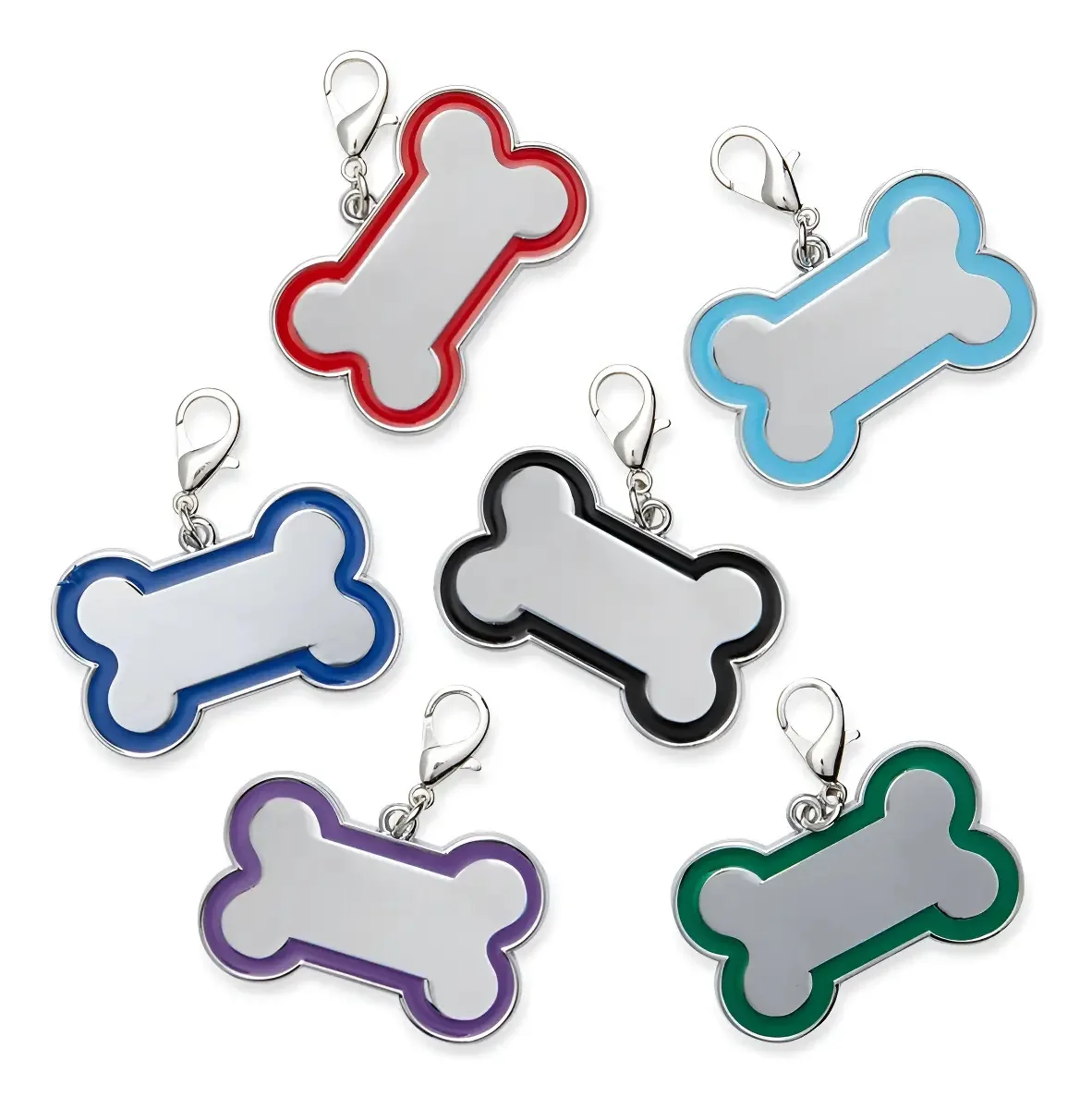 Chaveiro Pet Placa De Inox Identificação Personalizada Luxo
