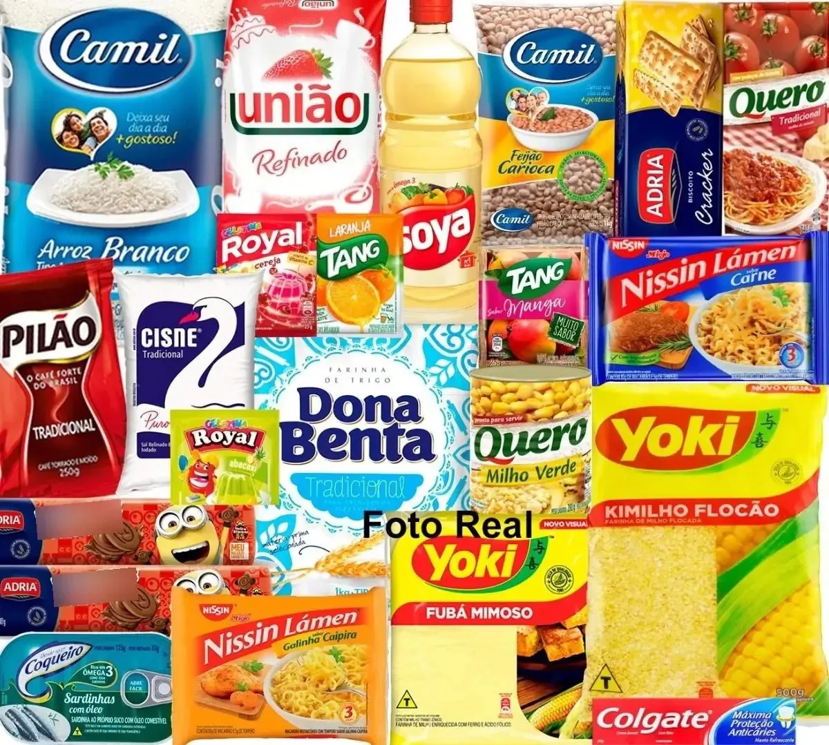 Cesta básica alimentar Economica 24 unidades