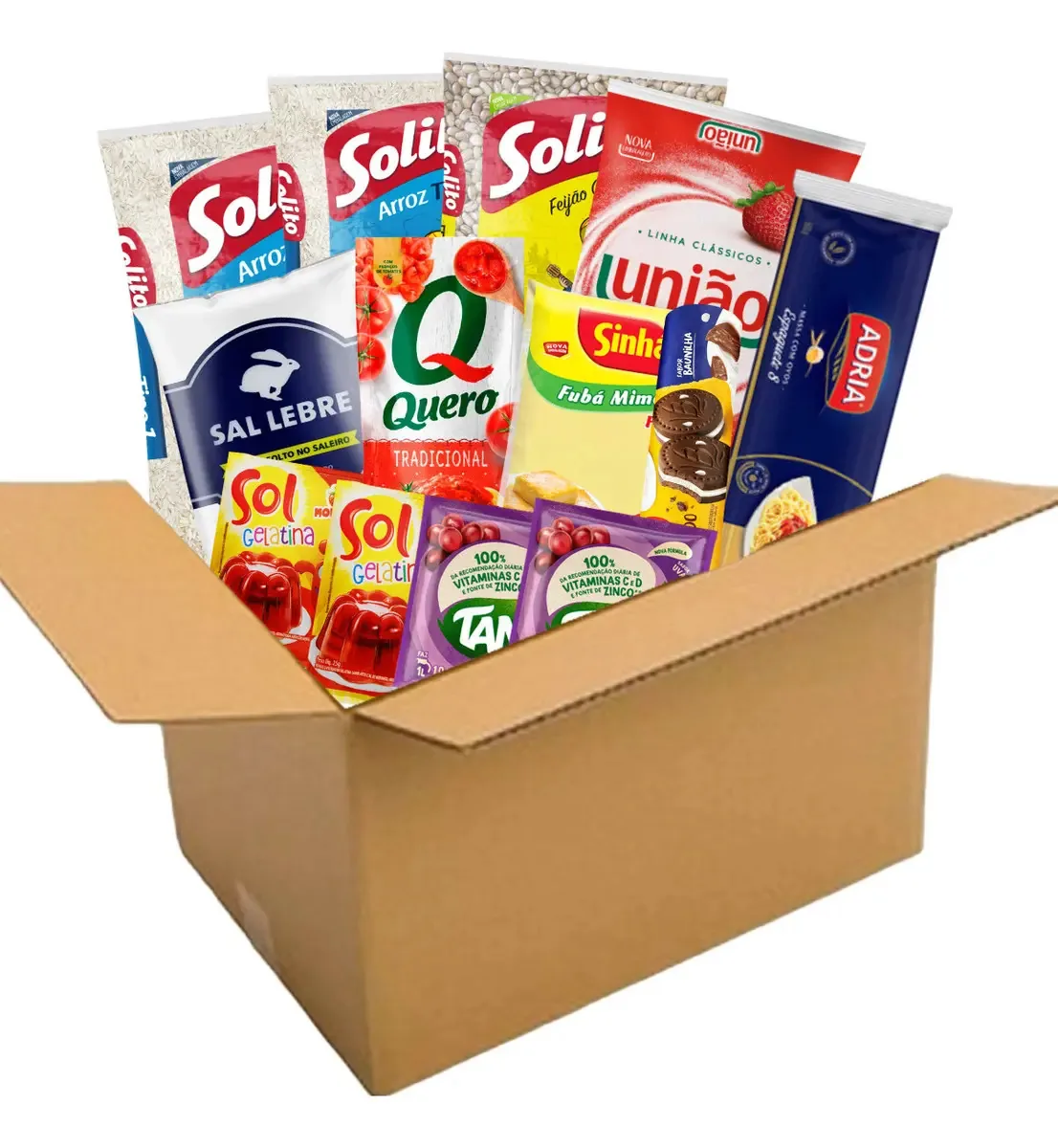 Cesta Básica Completa Doação Produtos De Marcas Qualidade