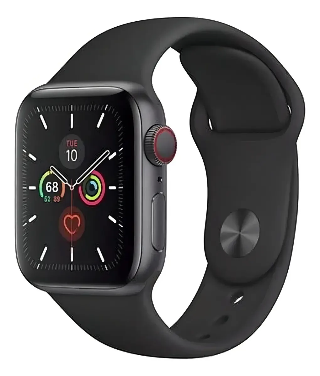 Relógio Smartwatch Iwo12 44mm+película+pulseira Milanese