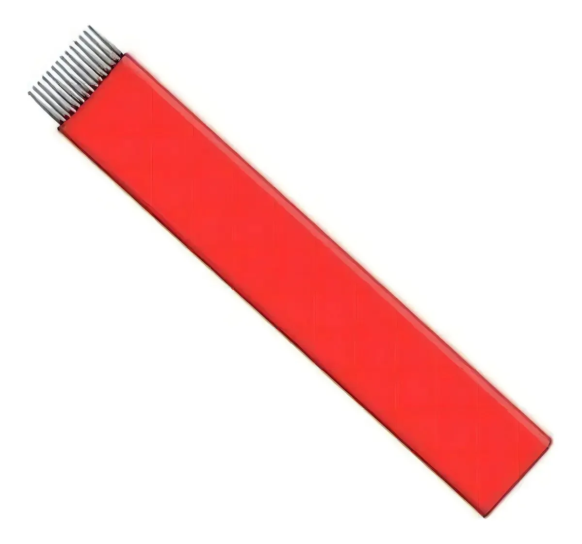 10 Lâminas Para Tebori 14 Plana Flex 0,25mm Para Esfumaçar
