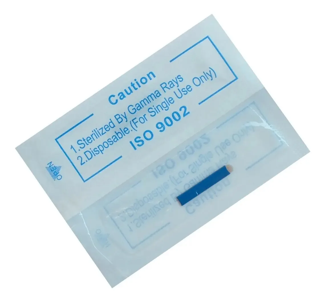 30 Lâminas Para Tebori 12u Flex 0,20mm