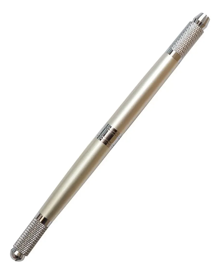 Caneta Tebori Ponta Tripla Deluxe Prata