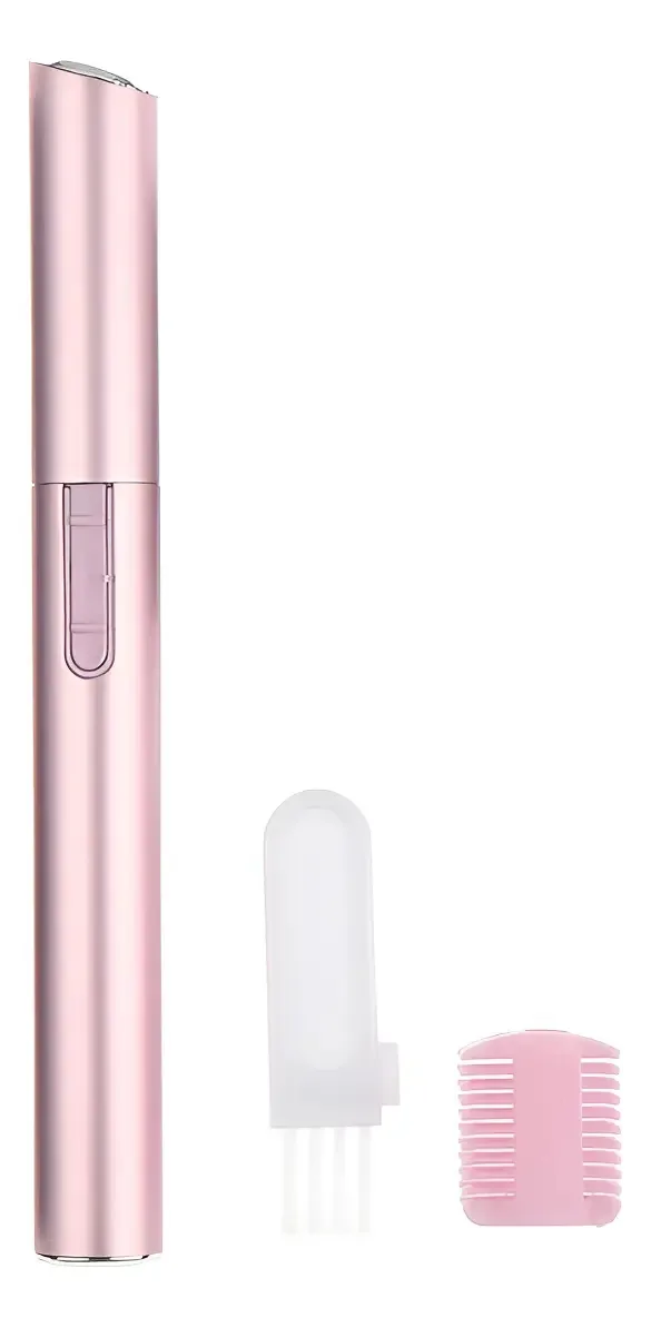 Mini Aparador Elétrico Buço Sobrancelha Nariz Caneta Rosa