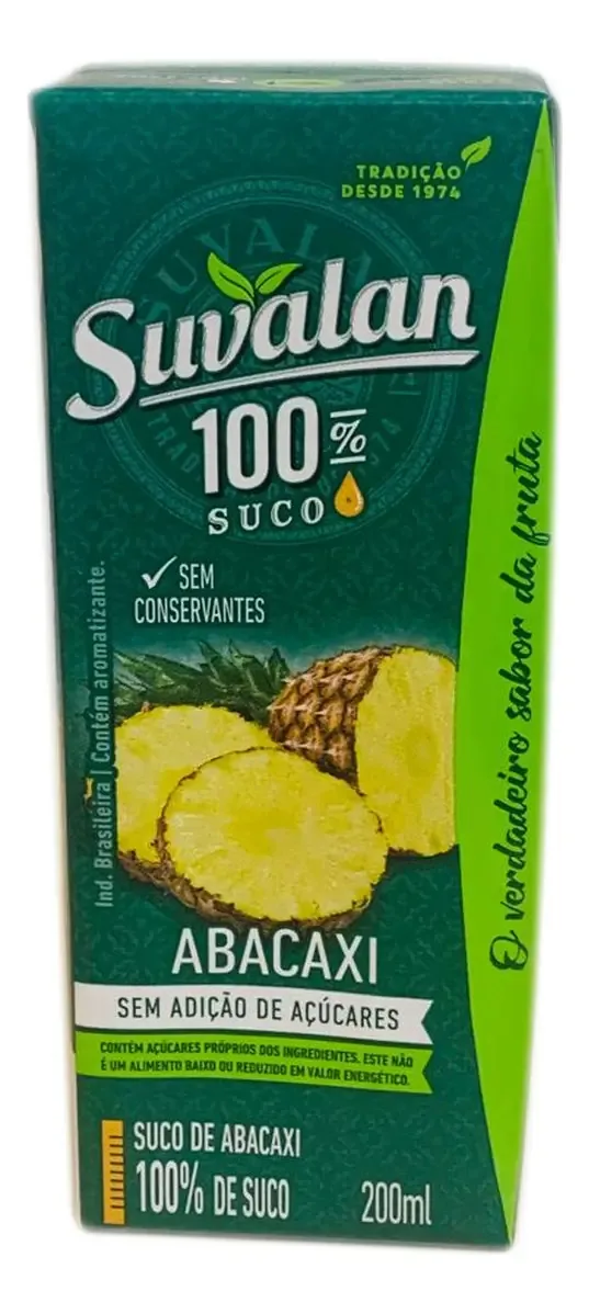 Kit C/ 24 Sucos 200ml Zero S/ Açúcar 100% Fruta Escola