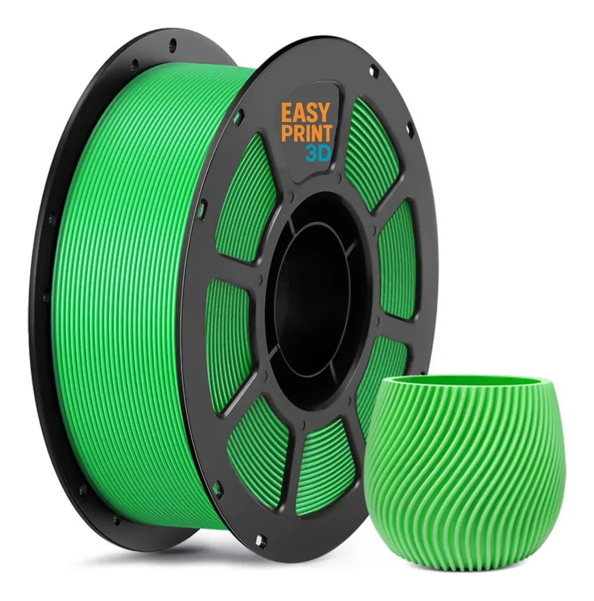 Filamento Petg Para Impressão 3d Rolo 1kg Easy Print 3d Cor Verde