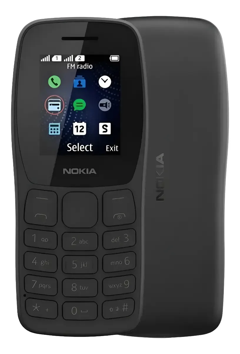 Celular Antigo Para Idoso Nokia 106 3g Simples Preto