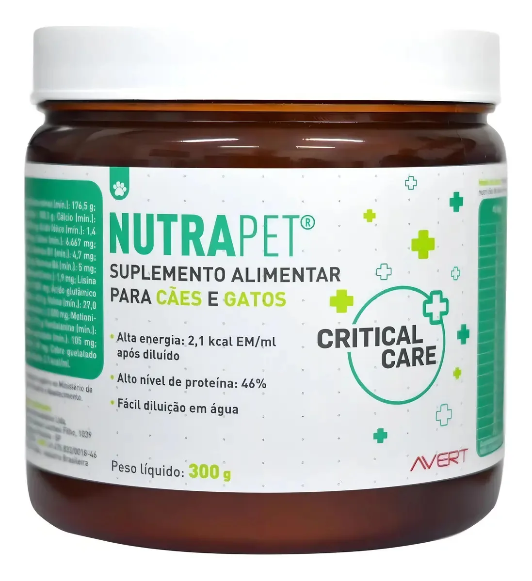 Nutrapet Suplemento Em Pó Cães E Gatos 300g