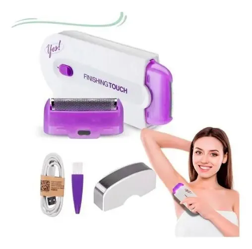 Depilador Corporal e Facial À Laser Sem Fio Finishing Touch Rosa