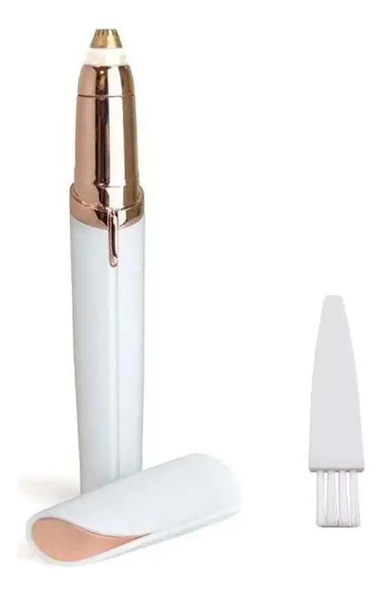 Caneta Para Remoção De Pelos Sobrancelha Indolor Cor Branco