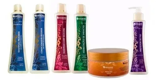 Kit Midori Impacto Progress Sos Protetor Fios Salao Beleza