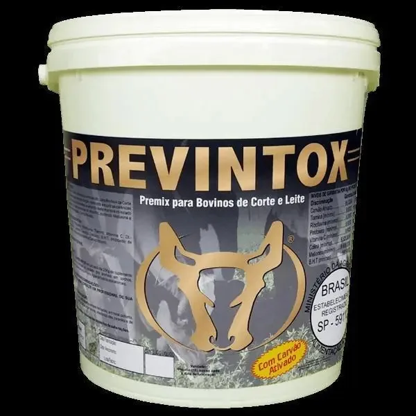 Previntox Desintoxicador Para Bovinos De Corte E Leite 10kg