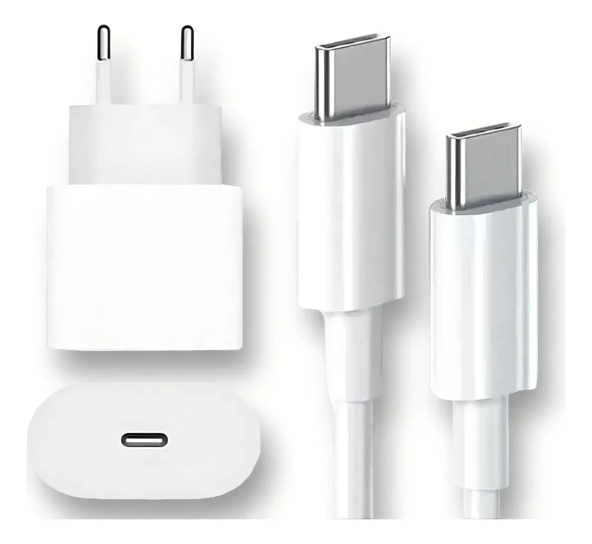 Carregador de Parede Peining Turbo USB-C para iPhone 15, 16 e 17 Com Cabo