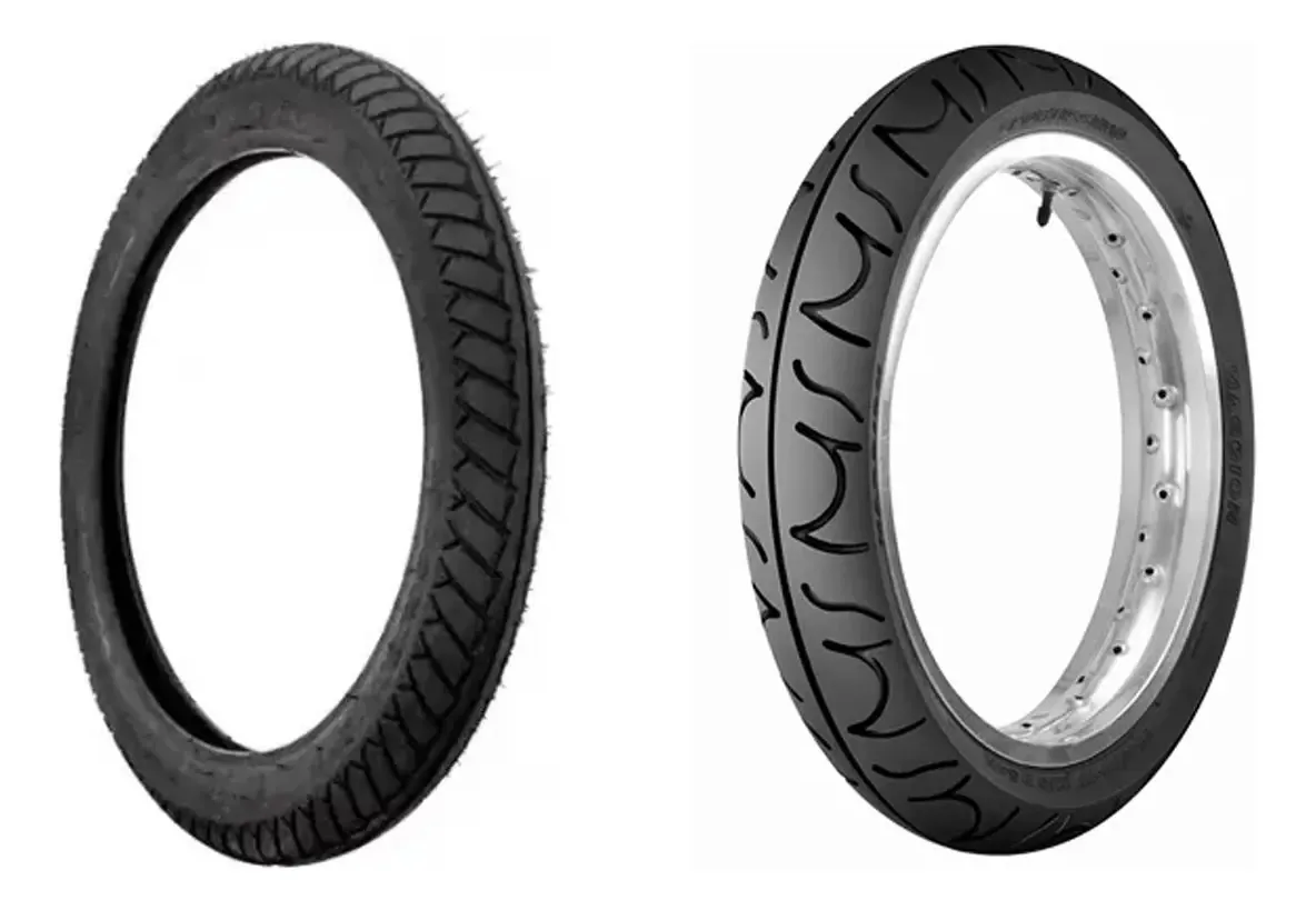 de Pneus Maggion 275x18 + 100/80x17 Sem Câmara Moto CG150 Sport