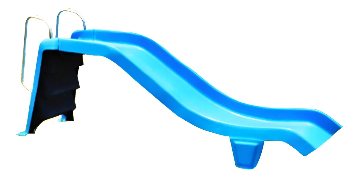 Escorregador Infantil Alta Resistência Azul Piscina Parque Cor Água