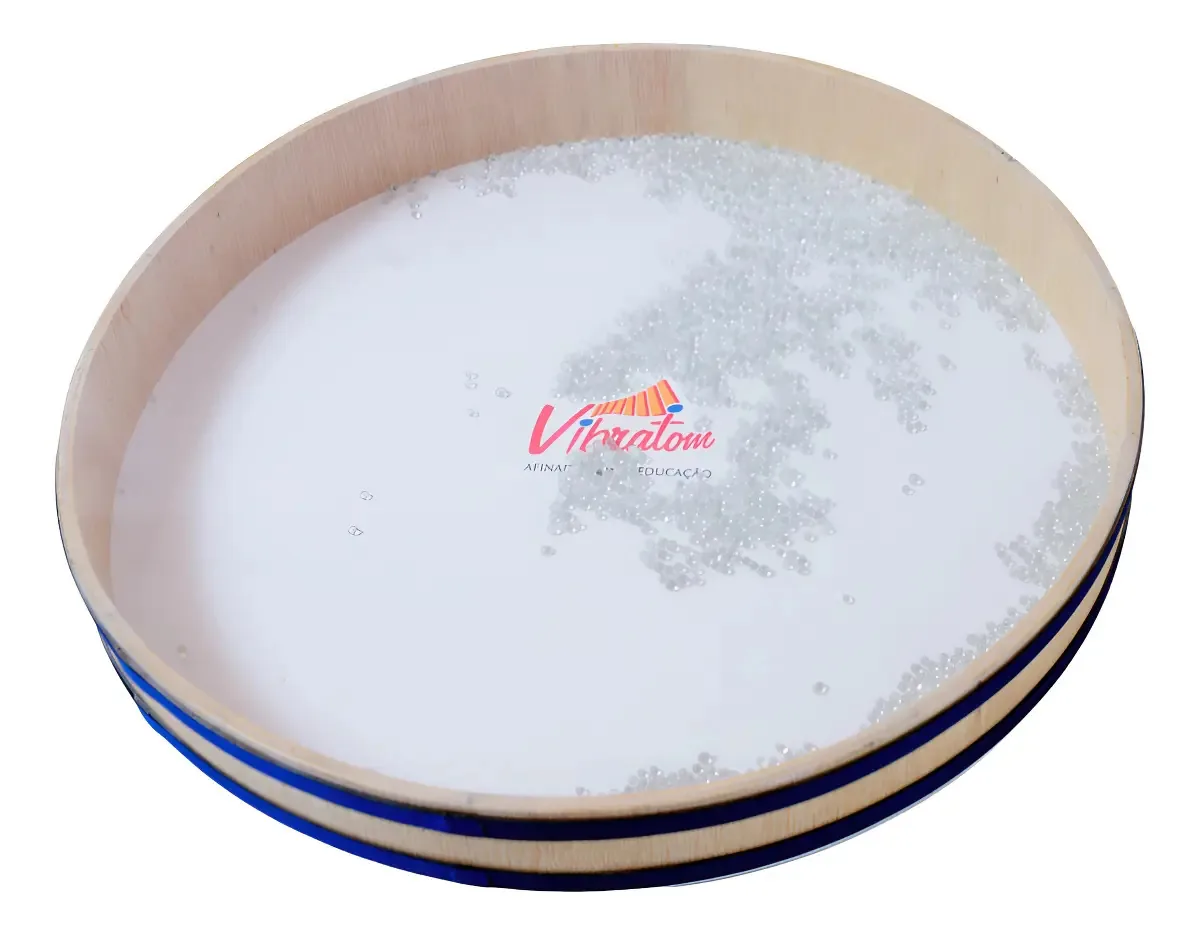Pandeiro Ocean Drum 42cm - P3040 Vibratom Cor Branco
