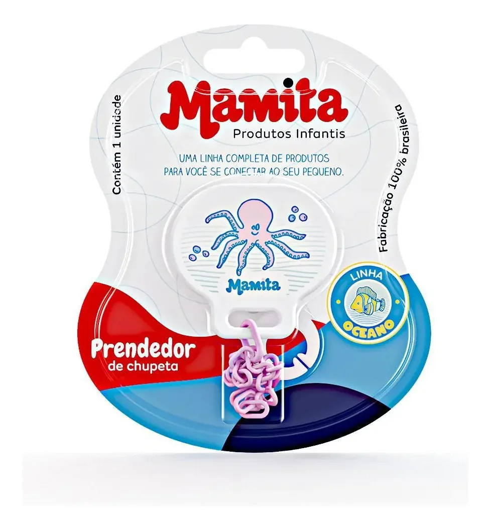 Prendedor De Chupeta Mamita Boton ( Blister.c/1)