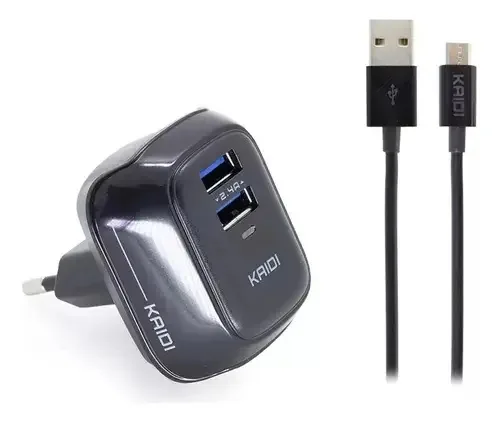 Carregadorde Celular Kaidi Kd-85 Cor Preto
