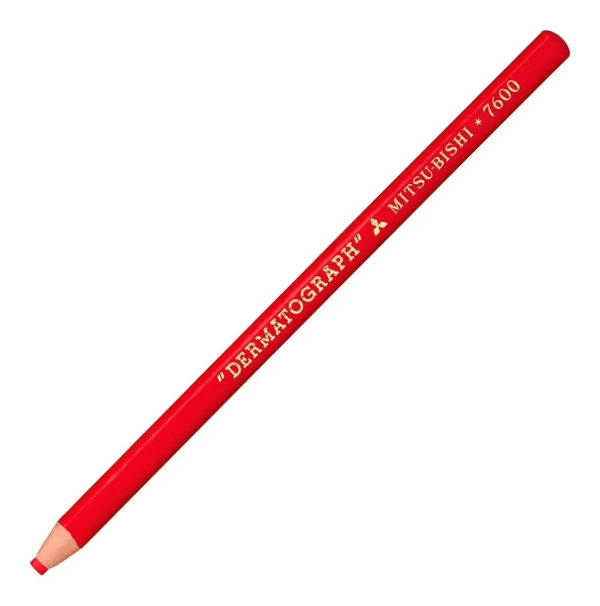 Lápis Dermatográfico Mitsubishi 7600 - Vermelho