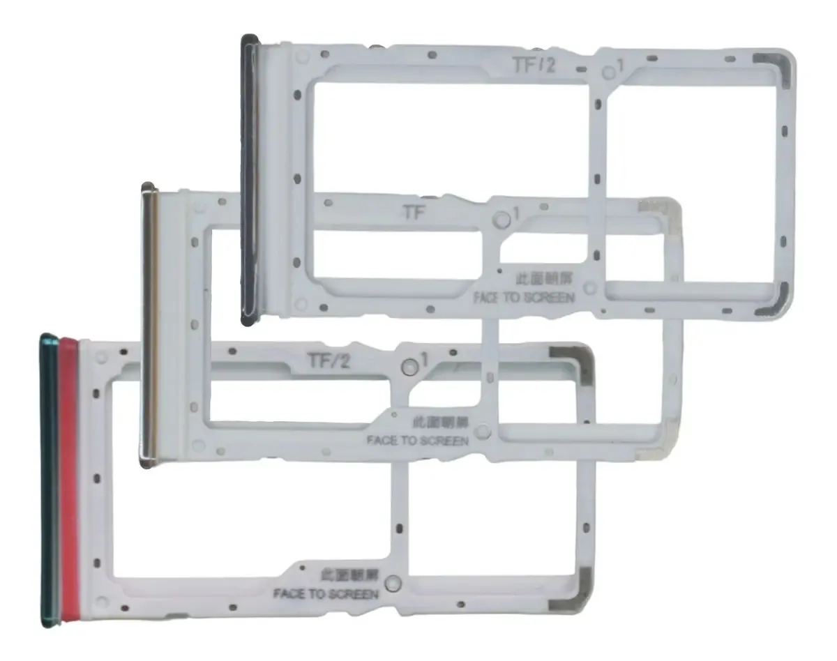 Gaveta Bandeja Sim Chip Slot Compatível Redmi Note 8 Pro Cor Verde