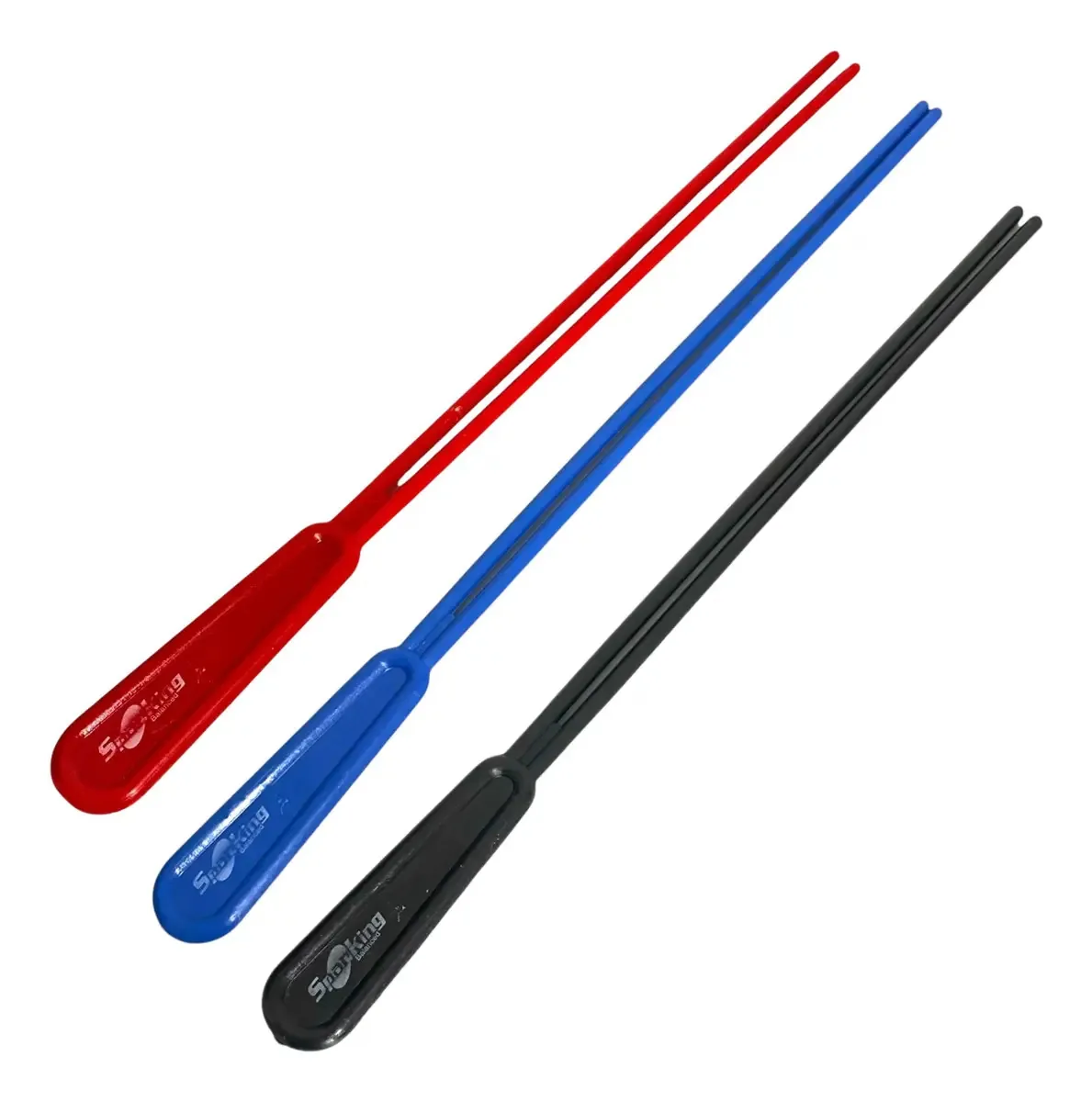 Baqueta Espaguete Duplo Tamborim ABS Azul Marca Spanking 36cm