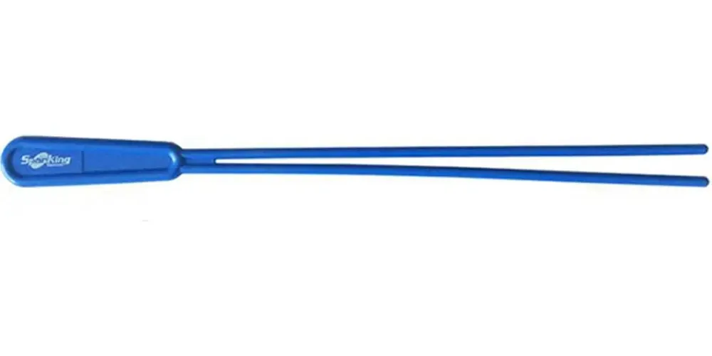 Baqueta Dupla Spanking Polipropileno Azul Para Tamborim